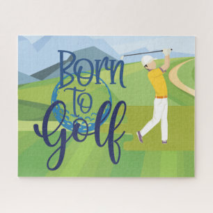 Golfer geboren puzzle