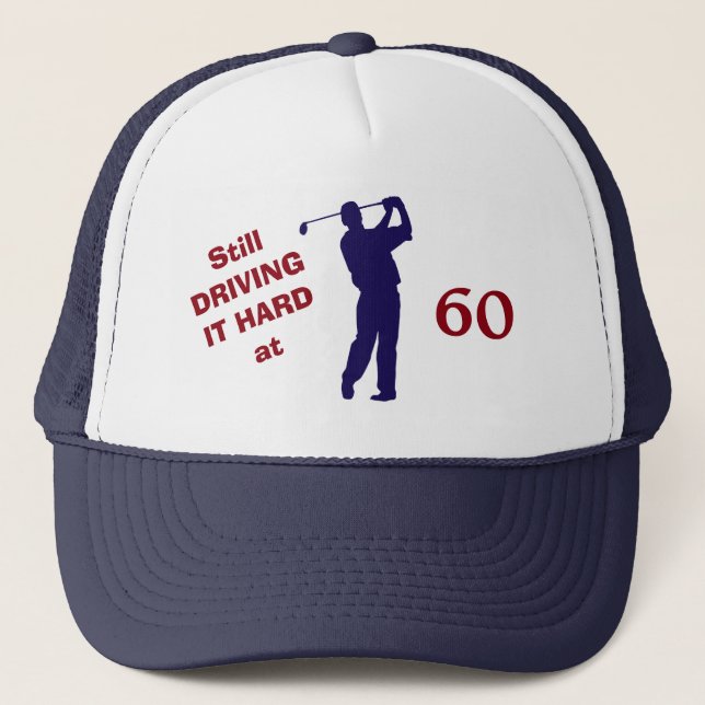 Golfer Geburtstag 60 Truckerkappe (Vorderseite)
