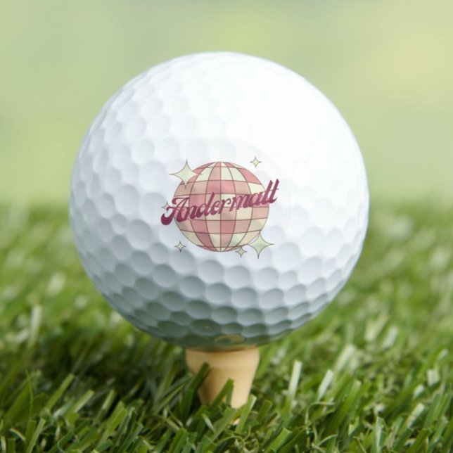Golfer Golf Balls von Andermatt Schweiz Golfball (Von Creator hochgeladen)