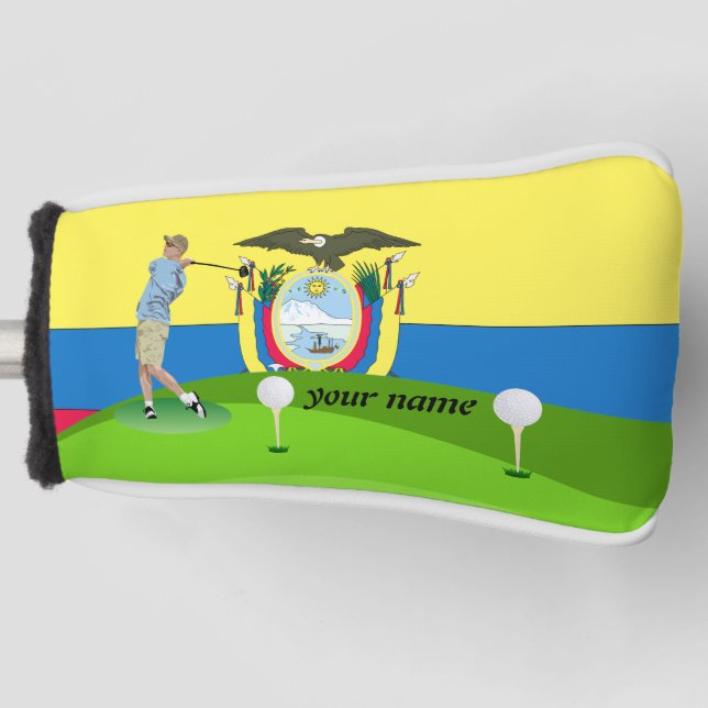Golfer Golf Headcover (Vorderseite)