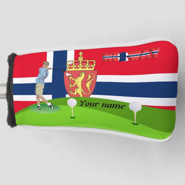 Golfer Golf Headcover (Vorderseite)
