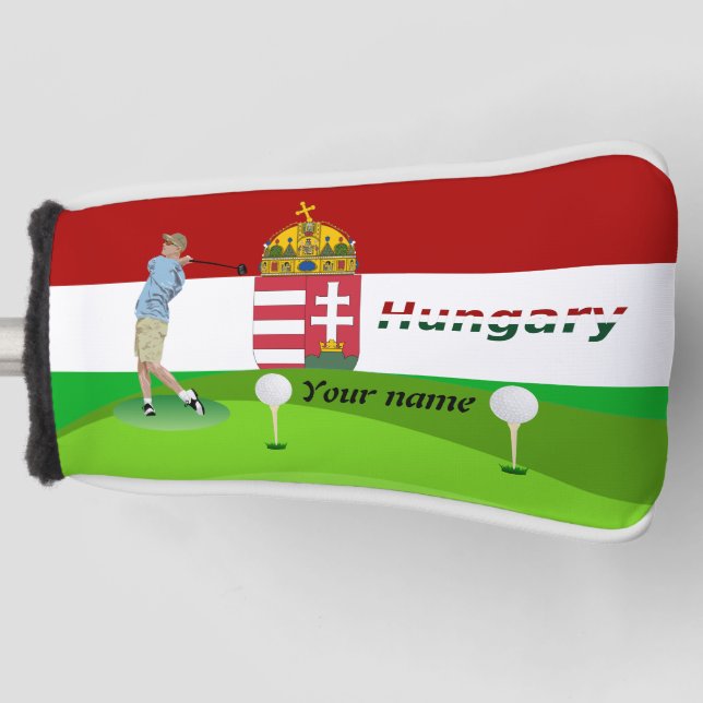 Golfer Golf Headcover (Vorderseite)