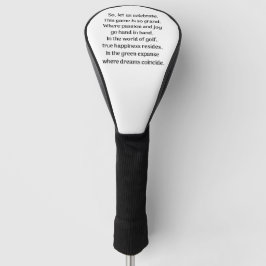 Golfer Golf Headcover