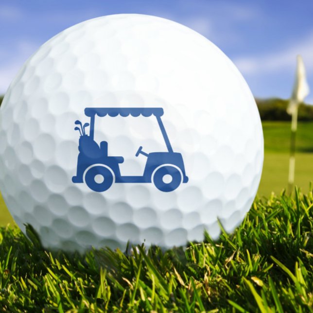 Golfer Golf Player Classic Blue Sports Cool Golfball (Golfer Golf Player Cart Classic Blue Sports Cool Golf Balls)