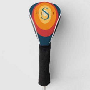 Golfer Golf Player Personalisiert Monogramm und Na Headcover
