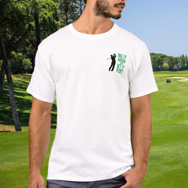 Golfer Golf Spaß Funny Sports Zitat Schwarzes Grün T-Shirt (Golfer Golf Humor Funny Sports Quote Black Green T-Shirt)