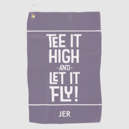 Golfer Golf T-Shirt Spaß Funny Sports Monogram Lil Golfhandtuch