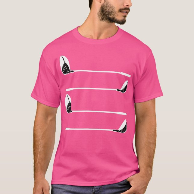 Golfer Golfclub T-Shirt (Vorderseite)