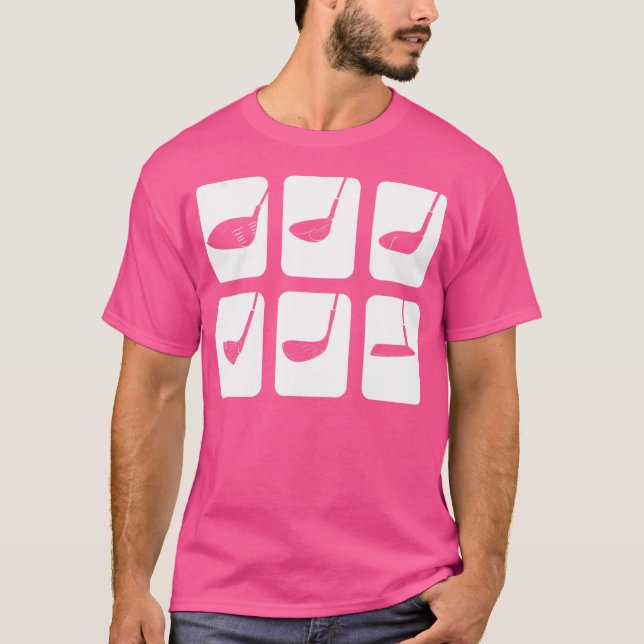 Golfer Golfclub T-Shirt (Vorderseite)