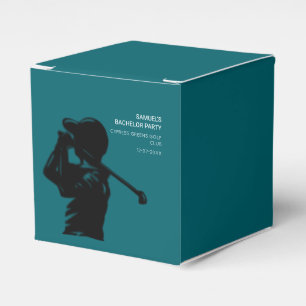 Golfer-Golftrip Bachelor Party minimal Geschenkschachtel