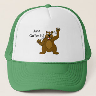 Golfer Gopher, geh'fer it! Truckerkappe
