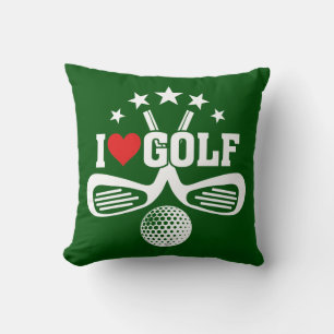 Golfer - I Liebe Golf, Golf Kissen