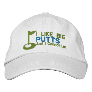 Golfer I like Big Putts Bestickte Baseballkappe