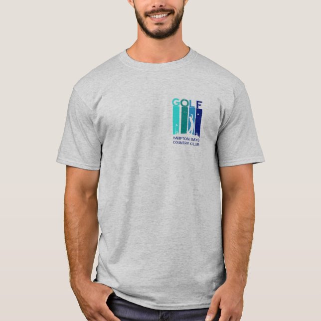 Golfer individueller T - Shirt (Vorderseite)