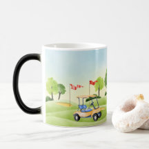 Golfer-Kaffee-Tasse