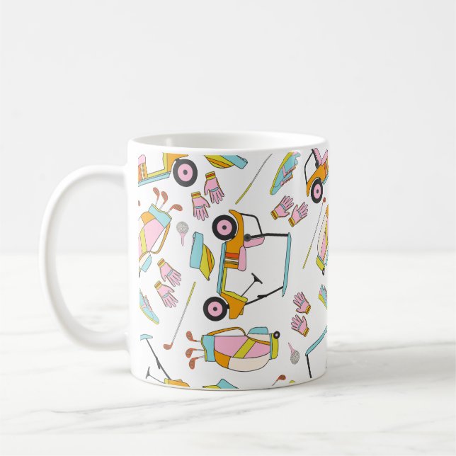 Golfer Kaffeetasse (Links)