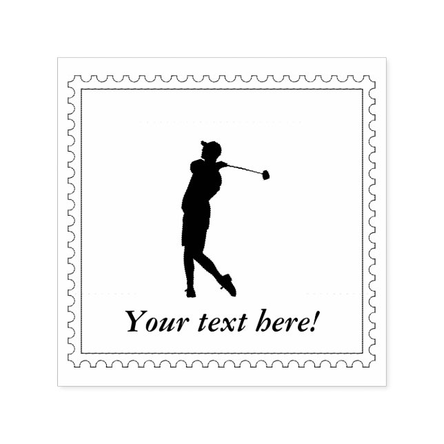 Golfer Permastempel (Design)