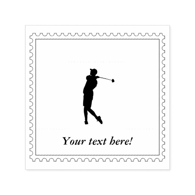 Golfer Permastempel (Design)