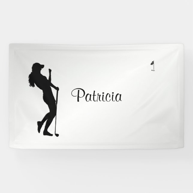 Golfer Personal Banner (Horizontal)