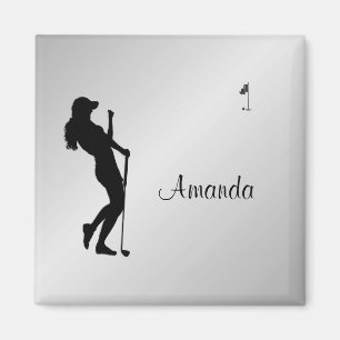 Golfer Personal Magnet