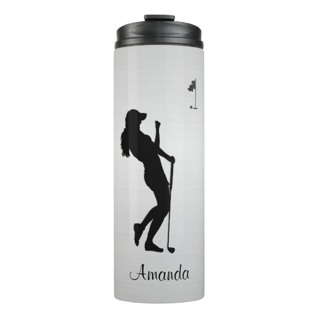 Golfer Personal Thermosbecher (Vorderseite)