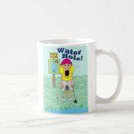 Golfer-Piss-Hose am Wasserloch Kaffeetasse
