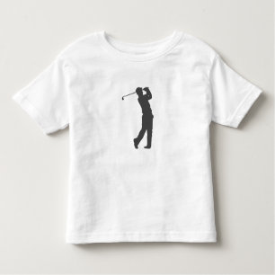 Golfer-Player-Silhouette Kleinkind T-shirt
