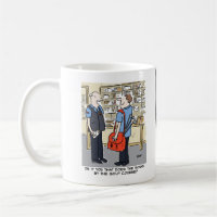 Golfer Postman Lieben Golf Cartoon