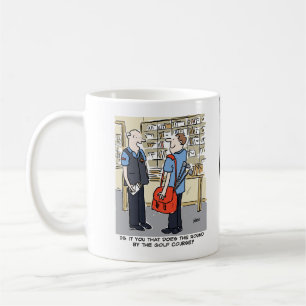 Golfer Postman Lieben Golf Cartoon Kaffeetasse