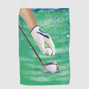 Golfer schönstes Golfhandtuch