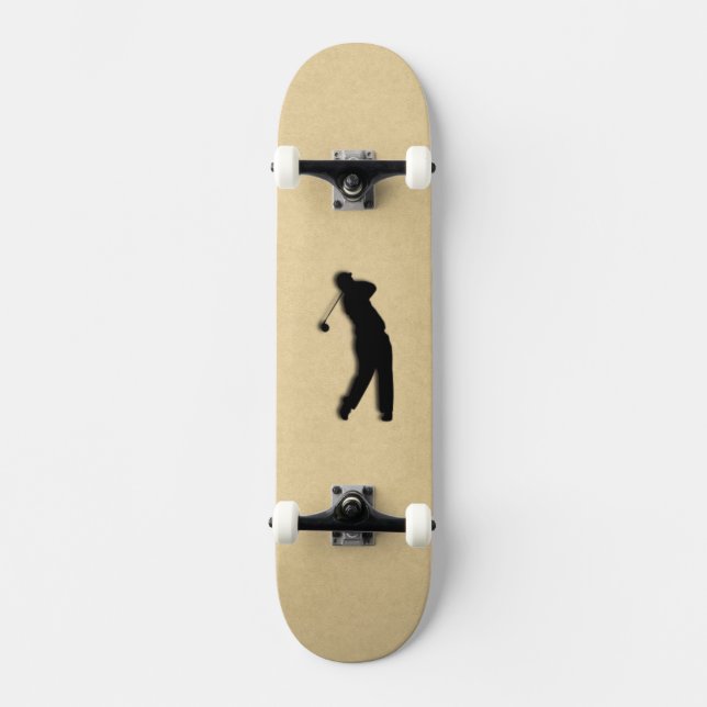 Golfer Skateboard (Vorderseite)
