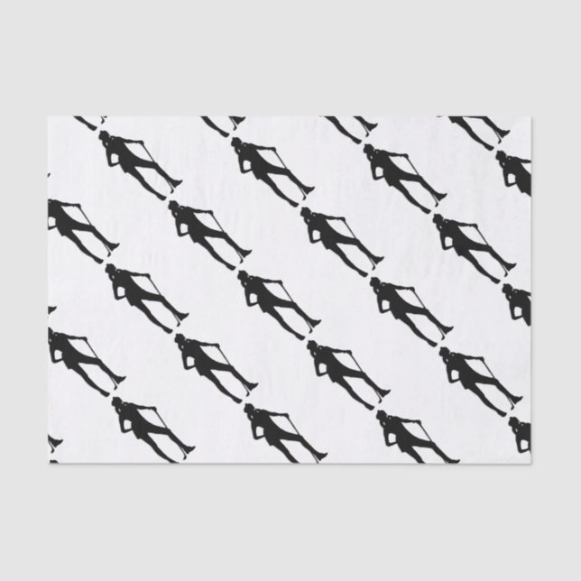 Golfer Sport Seidenpapier (Vorderseite)