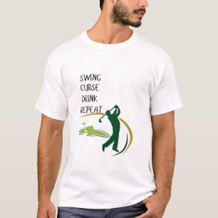 Golfer T - Shirt Geschenk für Golfliebhaber