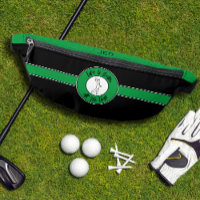 Golfer T-Shirt Golf Sports Spaß Monogram Black Gre