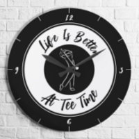 Golfer T-Shirt Zeit Spaß Golf Sport Schwarz-weiß