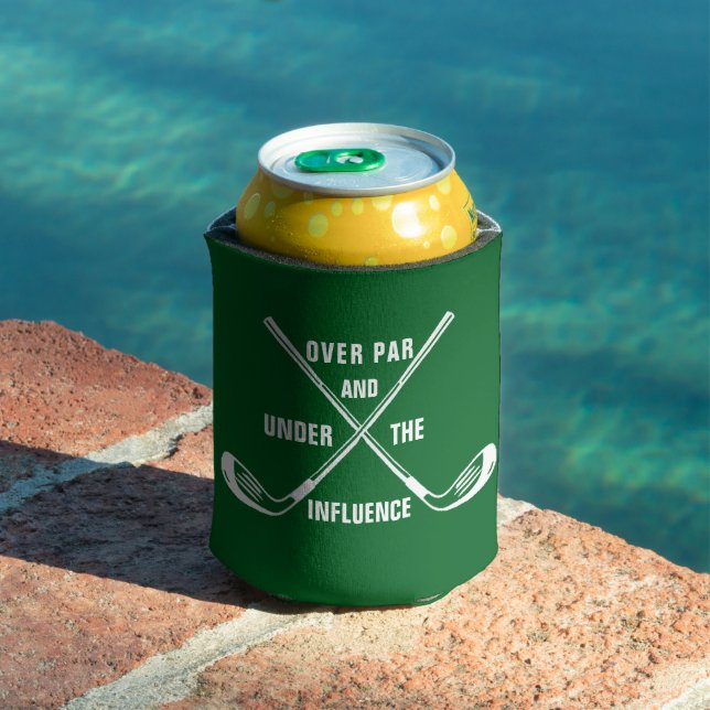 Golfer unter Einfluss | Personalisiertes Bier Dosenkühler (In Situ Pool)