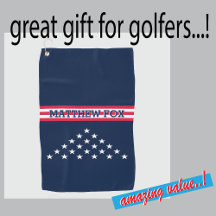 Golfer USA Monogram Fantastisch Patriotic Golf Han