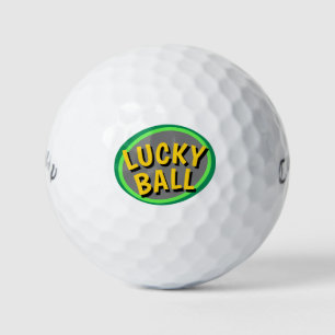 Golfer-Viel Glück Golfball