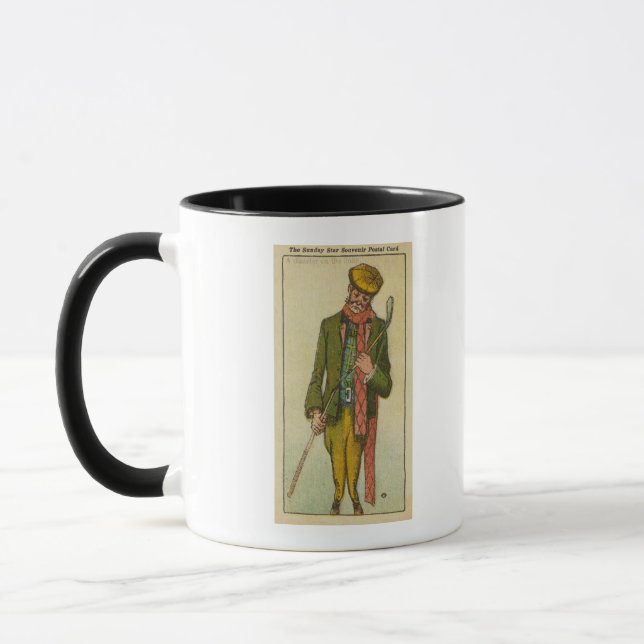 Golfer Wer einen Desaster auf den Links hatte Tasse (Links)