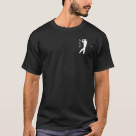 Golfer White Silhouette T-Shirt