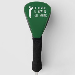 Golfer zum Ruhestand Geburtstag glücklicher Ruhest Golf Headcover