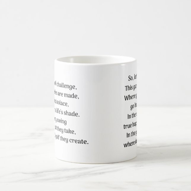 Golferkitzel Kaffeetasse (Mittel)