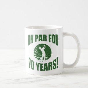 Golfers 70. Geburtstag Tasse