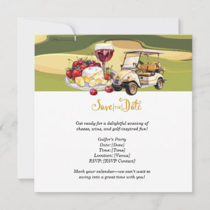 Golfer's Cheese & Wine Party - Save the Date! Date