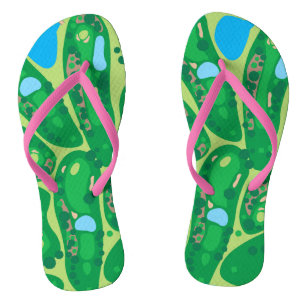 Golfer's Fun Flip-Flops Flip Flops