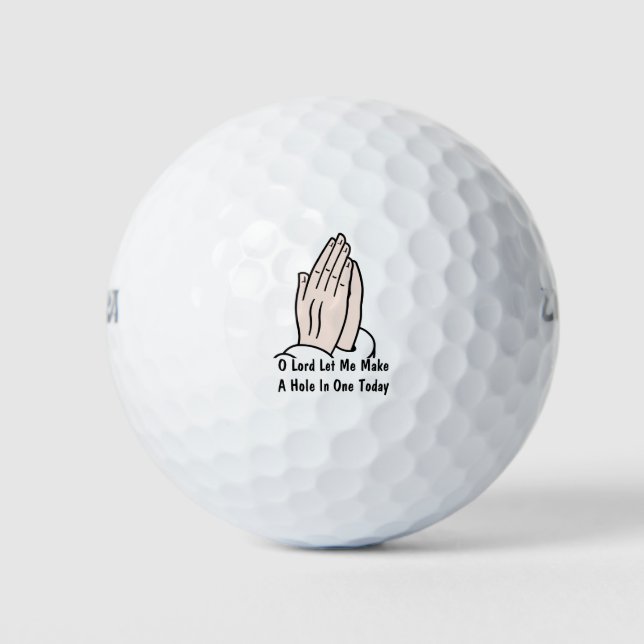 Golfers Gebet Golfball (Vorderseite)