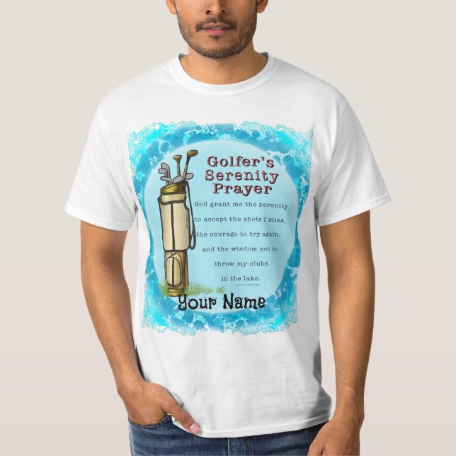 Golfers Gebet T-Shirt (Vorderseite)