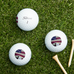 Golfers Geschenk individualisierbare Flag Patrioti Golfball