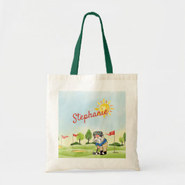 Golfers Gnome-Tote-Tasche Tragetasche