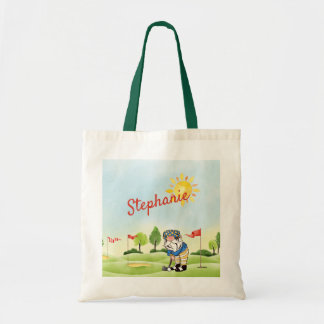 Golfers Gnome-Tote-Tasche Tragetasche